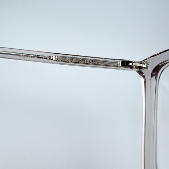 Saint Laurent SL474OPT 003 BRAND NEW Eyeglasses Transparent Nude Square Unisex - Picture 9 of 10